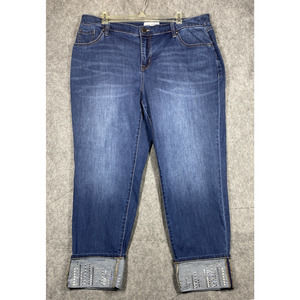 Lane Bryant Blue Ankle & Cropped Jeans